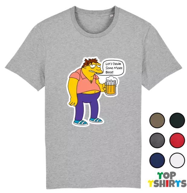 Funny Barney Gumble Beer Lover The Simpsons Joke TShirt Burp Top Homer Belch