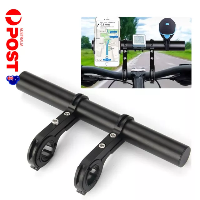 Bike Flashlight Holder Handlebar Bicycle Handle Bar Extender Mount Bracket MTB K