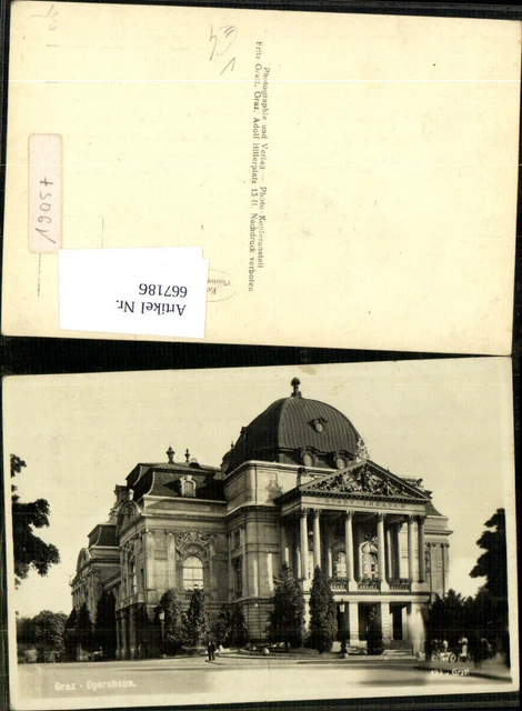 667186,Foto Ak Graz Opernhaus Oper pub Fritz Gratl 133
