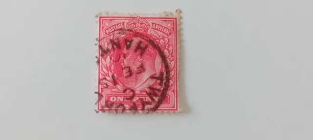 GB KEV11 1d Red - Twyford Hampshire Postmark