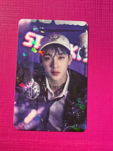 STRAY KIDS CHRISTMAS EVEL Official Album Glitter Photocard - BANG CHAN