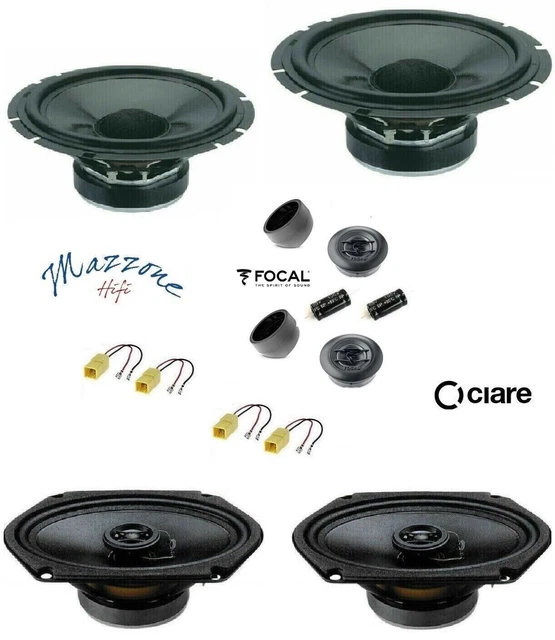 Kit 2 Haut-parleurs Ciare CZ131 13cm - Coaxial 2 Voies 100W - Pour Alfa, Fiat, Lancia, Peugeot - Neuf