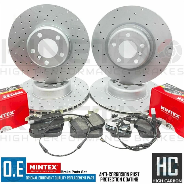 Kit Frein Disques Et Plaquettes Avant/arrière Pour BMW X3 F25 - MTEC Brakes, Mintex - Neuf