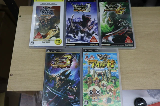 PSP monster hunter portable 2nd G 3rd irue village games from Japan