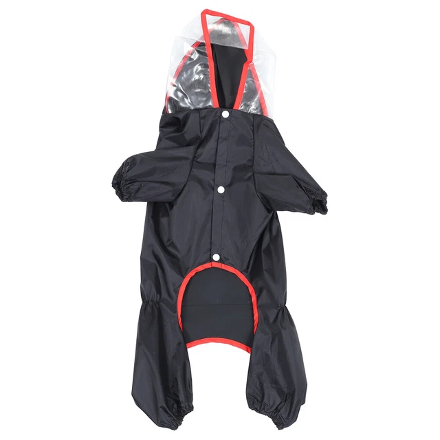 Dog Rain Jacket Various Poncho Hood Reflective Tarp Dog Rainwear