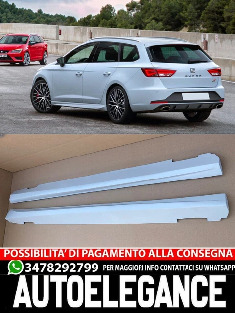 Minifaldones Laterales Para Seat Leon 5F 5 Puertas Y ST – Estilo Deportivo Sin Marca