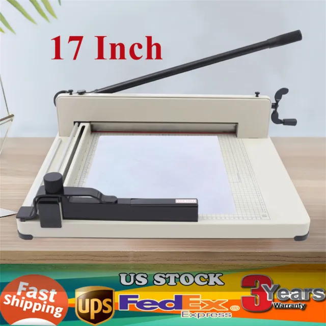Paper Cutter Trimmer Industrial Guillotine 12 Cut Length Stack