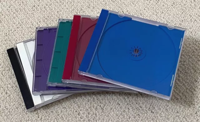 CD single Jewel cases various colours