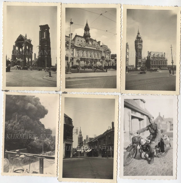 A703 FOTO WEHRMACHT 2. Panzer Div Frankreich Dünkirchen Vormarsch