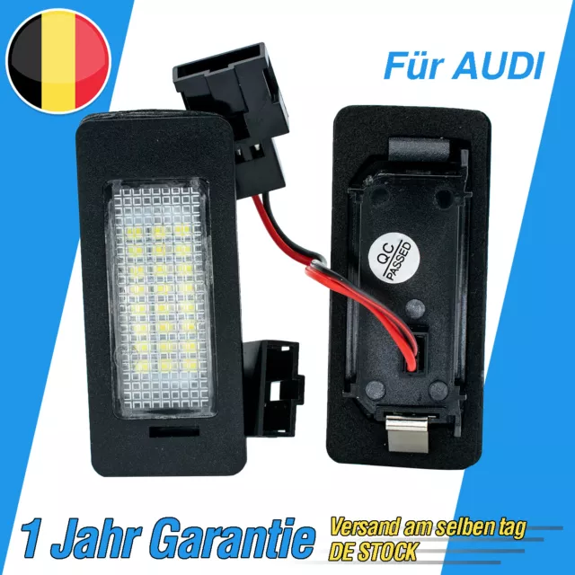 LED Kennzeichenbeleuchtung für Audi A1 A4 Avant Allroad A5 A6 Q5 TT