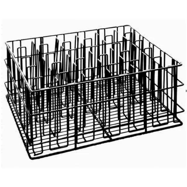30 Compartment Glass Basket Rack