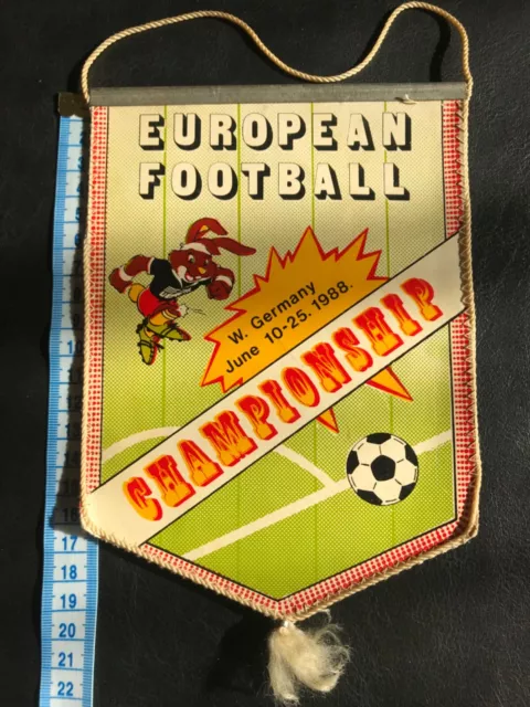 Pennant Wimpel EM Euro cup 1988 UEFA Football Fussball FIFA