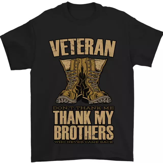 Veterano Botas Ejército Británico Marina Paras Camiseta Hombre 100% Algodón
