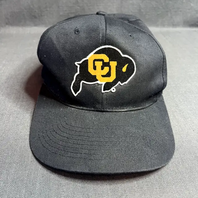 Colorado Buffaloes Football NCAA Black Snapback Hat Men's Cap