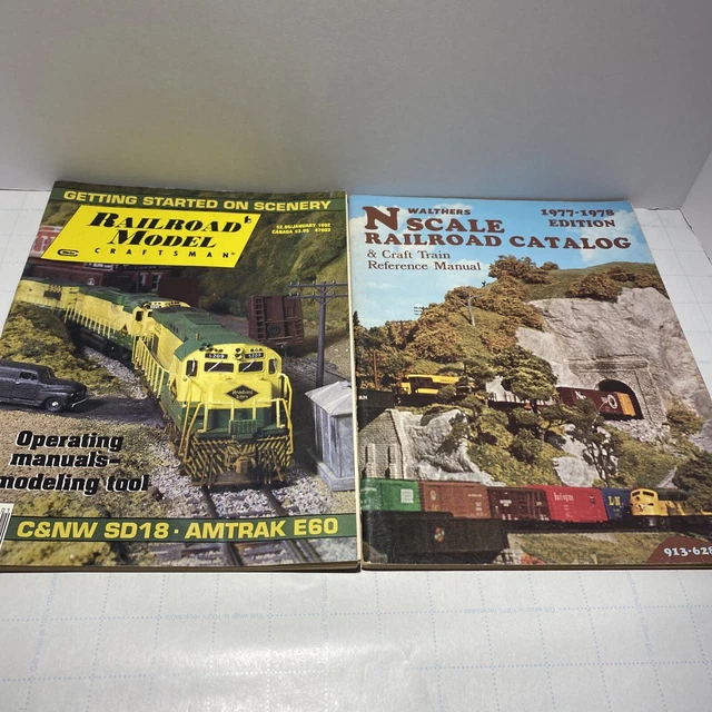 WALTHERS N SCALE Railroad Catalog & Reference Manuals 19771978