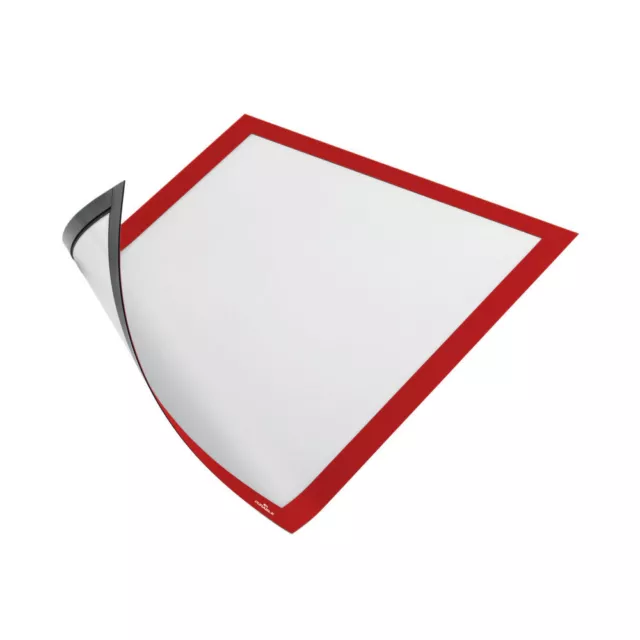 Durable Duraframe Magnético A4 Rojo (Paquete De 5) 486903