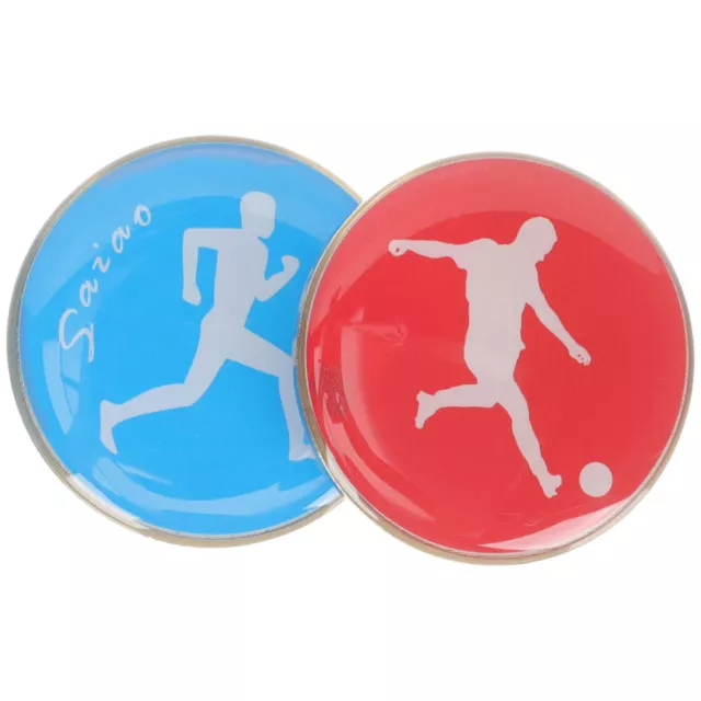 2pcs Referee Flip Coins for Soccer, Pingpong, Football Matches
