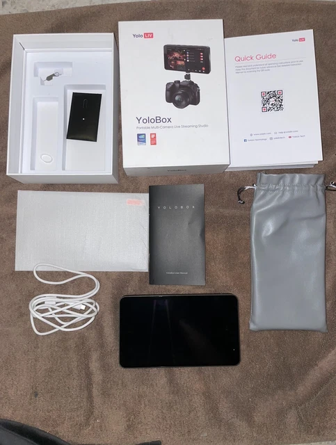 YOLOBOX Portable Multi-Camera Live Streaming Studio - Good condition