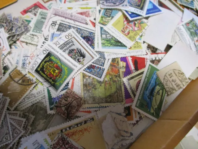 100 Gramm Briefmarken Papierfrei Stamps Sellos Timbres 3