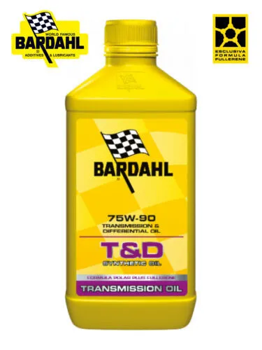 Bardahl T&D 75W90 Synthetische Öl Differential Übertragung Getriebe GL4 GL5 MT 1
