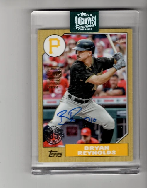 2024 TOPPS ARCHIVES Signature Series Bryan Reynolds Auto 1/1 Pittsburgh
