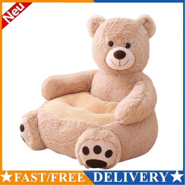 Adorable Aprender a Sentarse Sofá Cubierta Asiento Soporte sin Relleno (Oso)