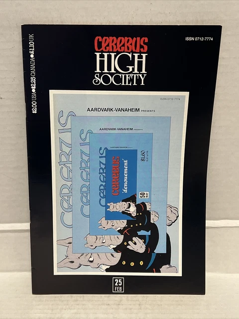 Cerebus High Society #25; Aardvark-Vanaheim | 50 Dave Sim