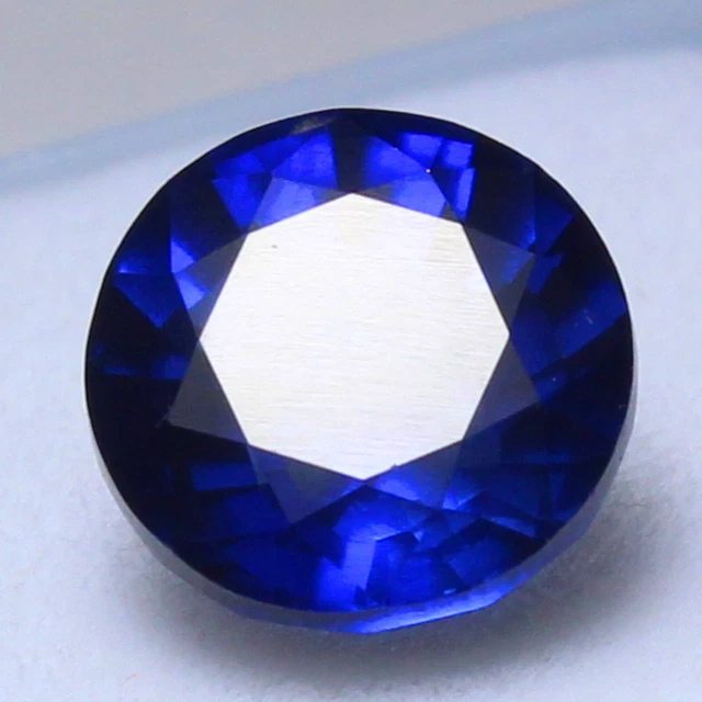 Saphir Bleu De Ceylan Naturel 3,69 Carats – Chauffé – Rare !