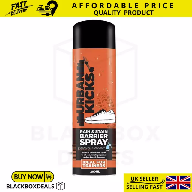 Urban Kicks Rain and Stain Barrier Spray, Trainer Wipes & Stain Eraser Shoe Care