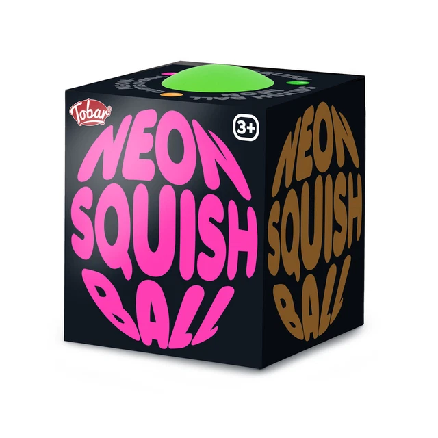 Al Azar Recoger, 1pcs Scrunchems Neón Cambio de Color Squish Bola