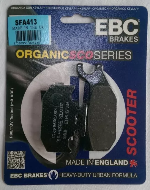 EBC Organic REAR Disc Brake Pads Fits SUZUKI UH125 UH200 BURGMAN (2007 to 2021)