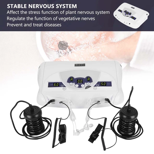 (EU Plug 220V)Negative Ion Hydrogen Molecule Footbath Spa Detox Health Care AGS