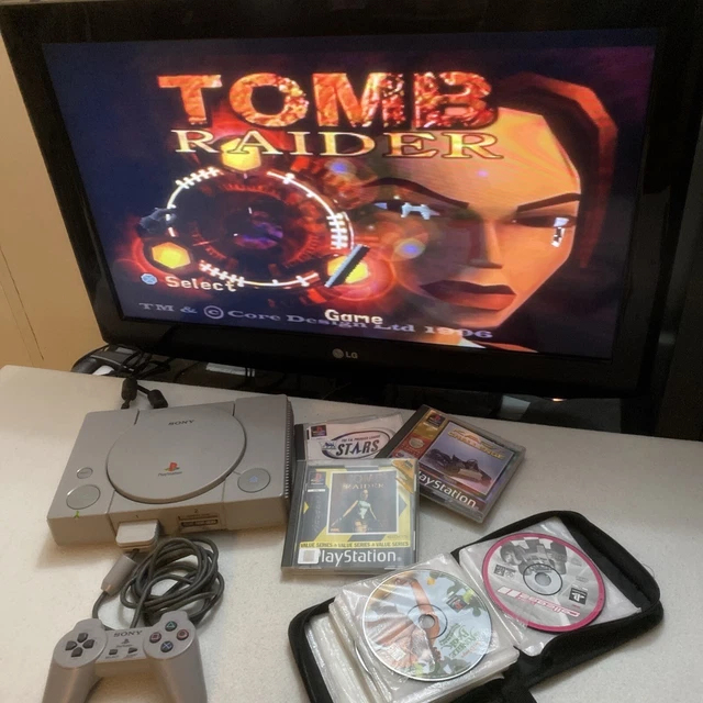 PlayStation 1 Original Grey Console, Includes, Controller, Leads, Mem Card Games