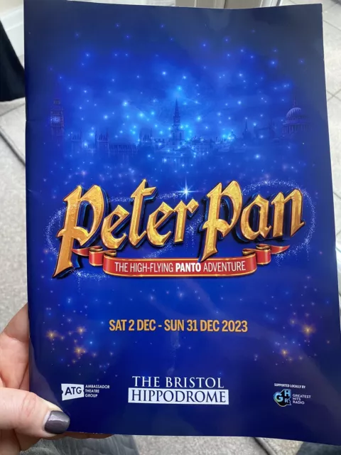 Peter Pan Programme, Bristol Hippodrome 2023