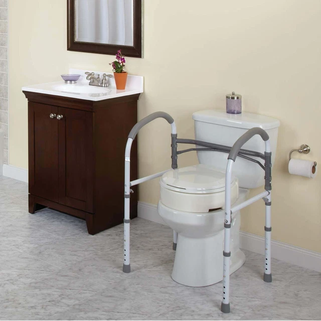 EQUATE BATHROOM SAFETY Rail, Toilet Safety Rails, Toilet Handles for
