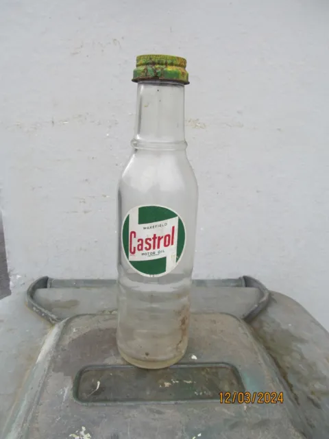 Vintage  Castrol Wakefield  Motor Oil Bottle, One Pint...