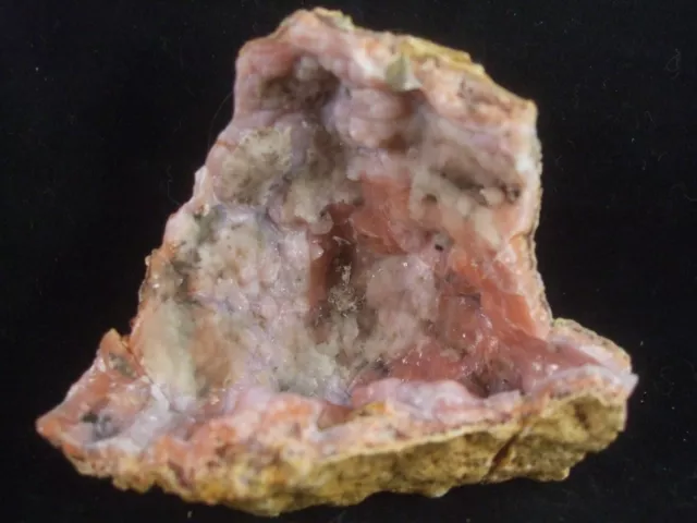 Chalcedon/Karneol - Geode Marokko  7,6x6,3x3,4cm -Kristalle-Mineralien-Geoden-