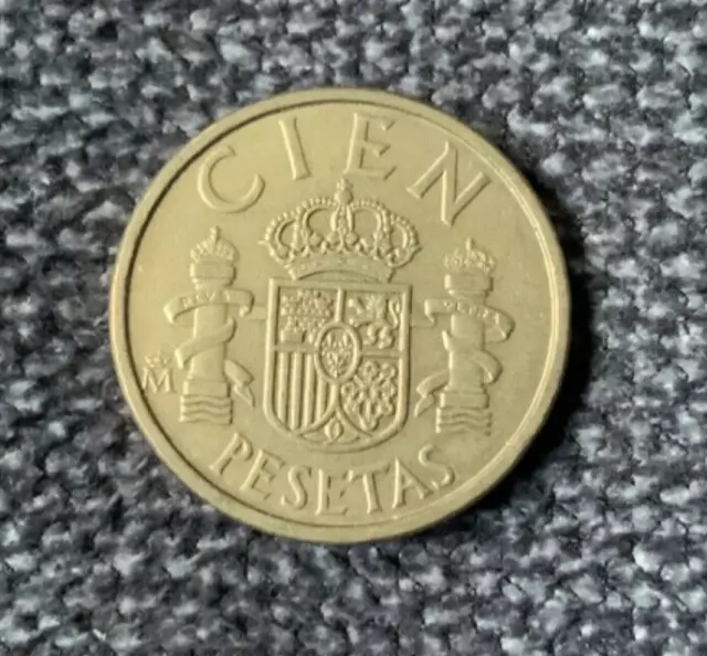 100 Pesetas 1985 Spanien König Juan Carlos I. KM# 826