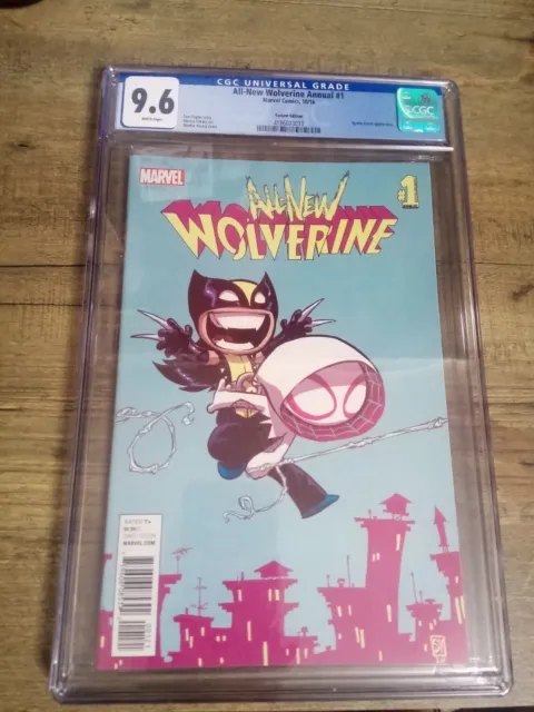 All-New Wolverine Annual #1 (2016) Skottie Young Variant Gwenpool X-23 CGC 9.6
