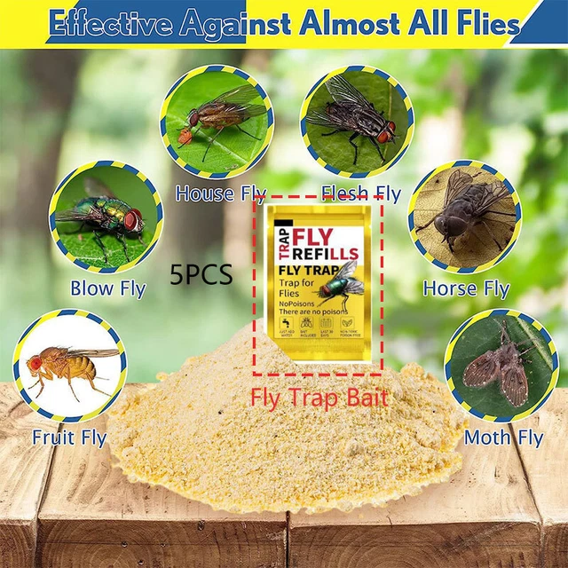 Fly Trap Effective Fly Catcher For Pest Control Gold Packaging
