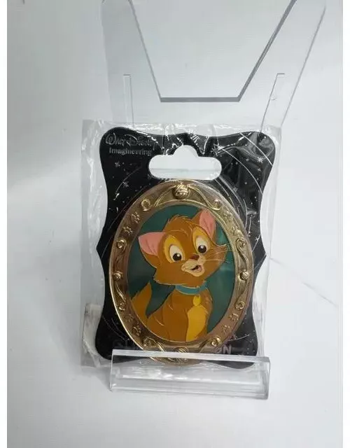 Oliver Cat Gold Frame WDI LE 300 Disney Pin