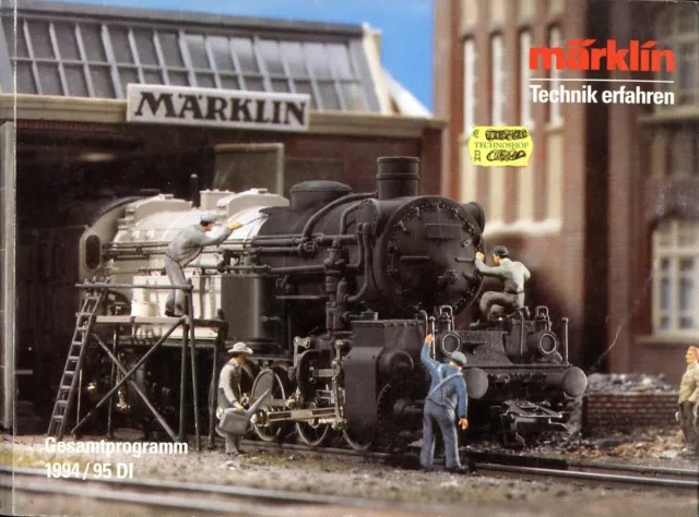 Catálogo Märklin programa completo 1994 1995 D 404 páginas 1,13 kg modelos de ferrocarriles