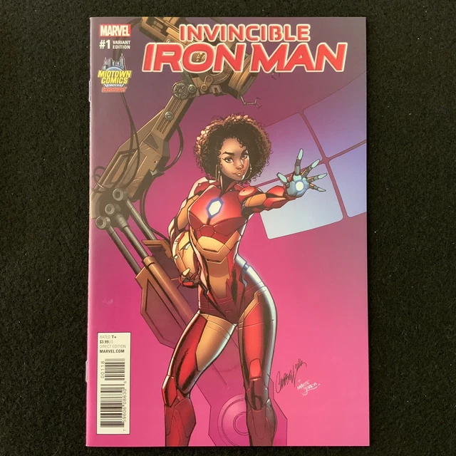 Invincible Iron Man #1 / Riri Williams Ironheart / J Scott Campbell Variant 2016