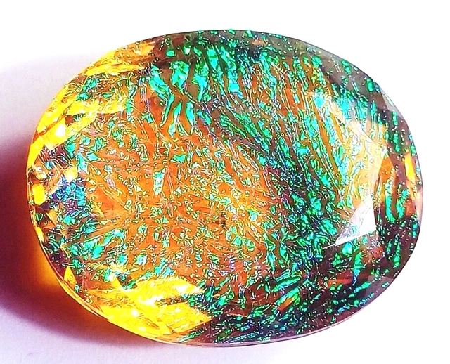 AAA + grande opale de feu orange mexicaine 84,50 CT pierre précieuse