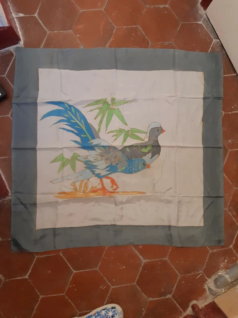 Foulard Viscose Imprimé Oiseaux Colorés Pour Femme - Marque Goldkid London - Sans étiquette