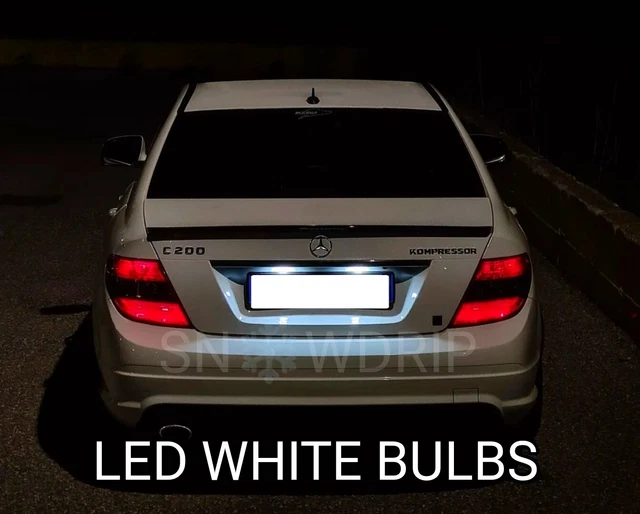 thumbnail image 2 of XB 5-SMD LED Canbus Error Free Number Plate Light Bulbs For Mercedes C-Class W204 – Xenon White 2 of 3