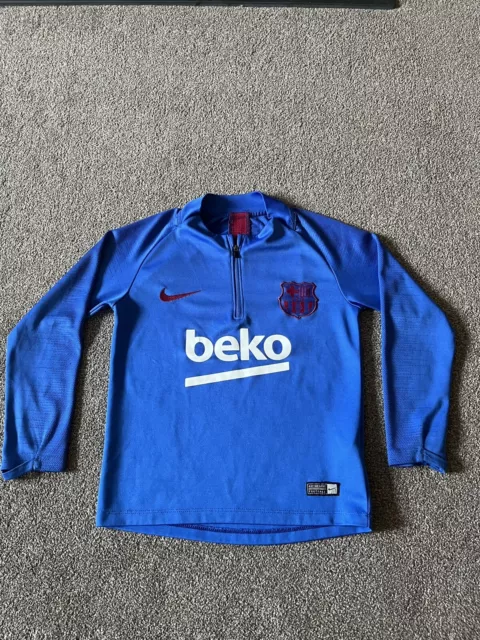 barcelona tracksuit top age 10