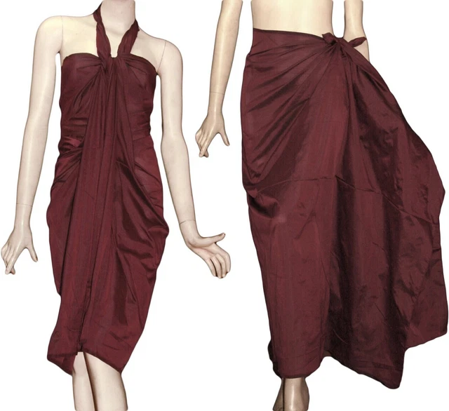 Sarong Paréo JFAN Florale - Jupe Plage Multi-usage - 100% Polyester - Taille Unique 200x46cm
