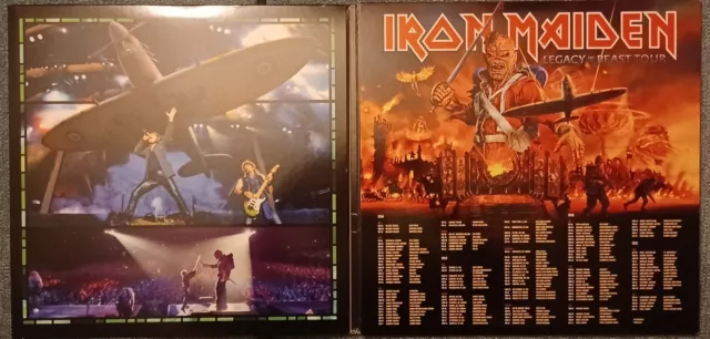 Triple Album 33 Tours LP Iron Maiden Legacy Of The Beast Live In Mexico City 2