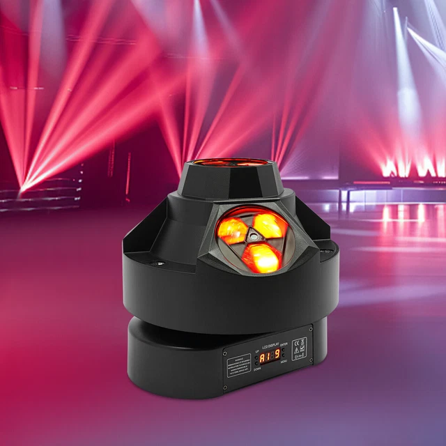 Proiettore LED Yespick 150W Testa Mobile - Effetti Luce DJ, Prisma, Gobos, Zoom 13-18°, Per Feste E Matrimoni - Foto 7